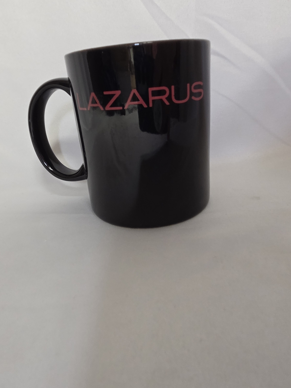 Vintage Lazarus Black Ceramic Coffee Mug‎